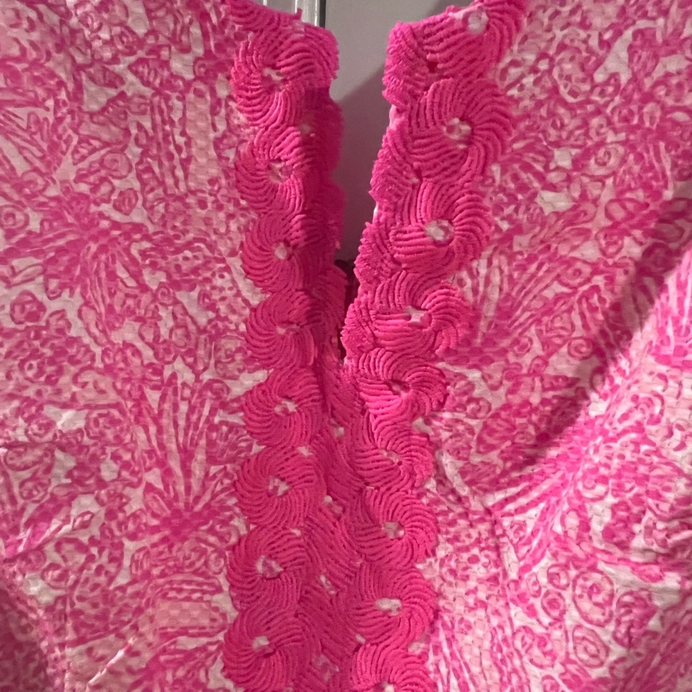 Lilly Pulitzer for Target - Shift Dress Hot Pink See Ya Later Lace NWOT size 24W